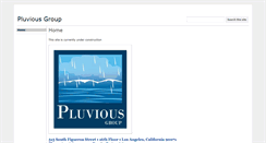 Desktop Screenshot of pluvious.com